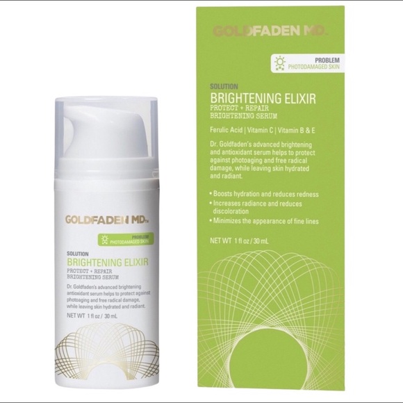 New Goldfaden M.D. brightening elixir 1 oz skin serum - Picture 1 of 10